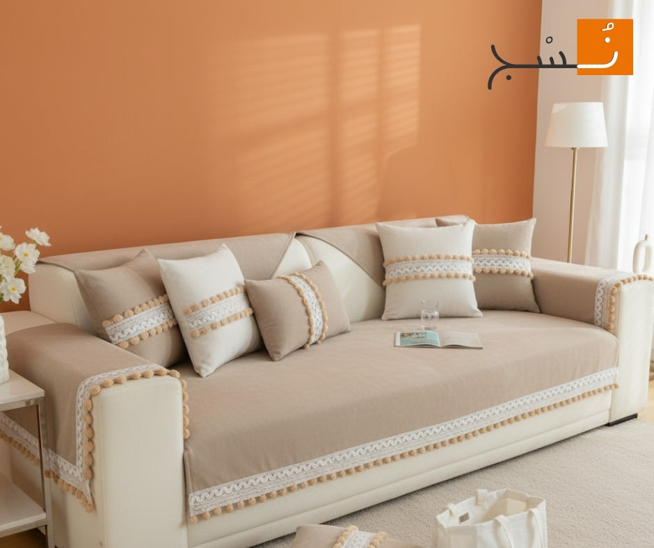 طقم الانتريه الكتّان