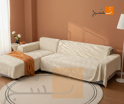 كفر كنبة - ركنة فرو ناعم – تحفة في الشياكة